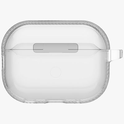 4. Uniq Glase Pro Schutzhülle für AirPods Pro 3 mit Schlossfunktion – Transparent