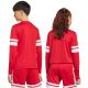 4. adidas Squadra 25 Langarmtrikot für Kinder Rot und Weiß JJ0041