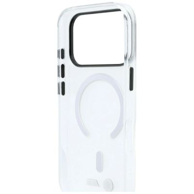 7. BMW M IML MagSafe Hülle mit mattiertem Metalllogo und Zierleisten für iPhone 18 Pro Max / 17 Pro Max – Transparent