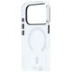 7. BMW M IML MagSafe Hülle mit mattiertem Metalllogo und Zierleisten für iPhone 18 Pro Max / 17 Pro Max – Transparent