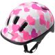 4. Meteor KS06 Hearts rosa Fahrradhelm Größe XS 44-48cm Jr 24818