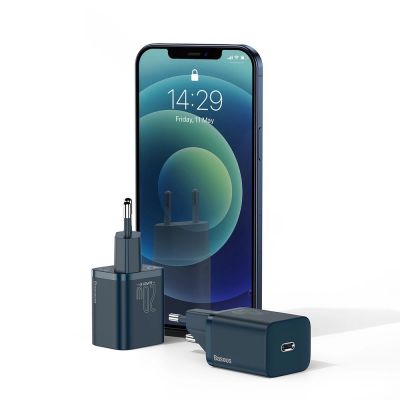 13. Baseus Super Si 1C Schnellladegerät USB Typ C 20 W Power Delivery blau (CCSUP-B03)