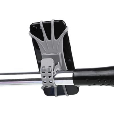 3. Drehbarer Fahrradhalter aus Silikon mit austauschbarem Kopf – schwarz