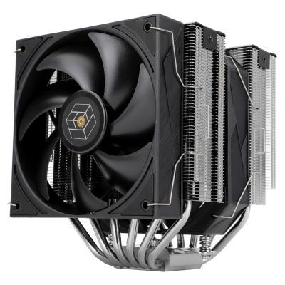 9. Thermalright Royal Praetor 130 Prozessorkühler 13 cm Schwarz, Silber