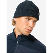 SUPER.NATURAL Merino Basic Beanie Mütze, marineblau, ONE SIZE one size