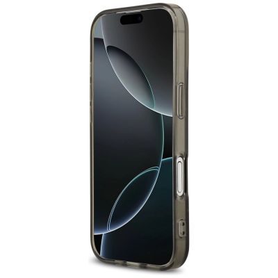 5. US Polo DH und unteres Streifenlogo MagSafe iPhone 17 Hülle – Schwarz