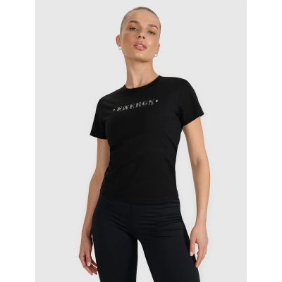 6. Damen-T-Shirt mit Print 4F 4FRAW25TTSHF3228-20S