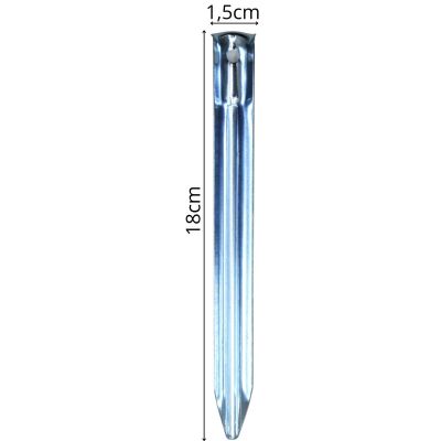 10. Zeltnägel 20,5 cm Set 6 Stück Metall Enero Camp