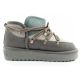 13. D.Franklin Damen Winter Schneestiefel Modische isolierte Stiefeletten Grau