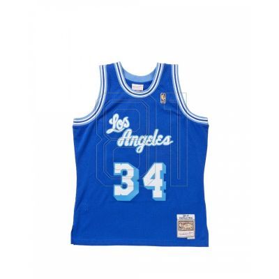 7. Mitchell & Ness NBA Swingman Los Angeles Lakers Shaquille O'Neal M T-Shirt SMJYAC18013-LALROYA96SON
