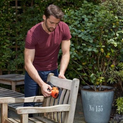 8. Black & Decker BEW200 12000 U/min Schwarz, Orange 200 W
