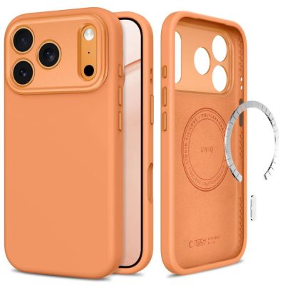 Tech-Protect Uniq MagSafe CC Hülle für iPhone 18 Pro / 17 Pro – Orange