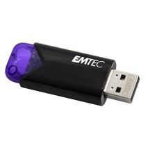 Emtec Click Easy USB-Stick 128 GB USB Typ-A 3.2 Gen 1 (3.1 Gen 1) Schwarz, Lila