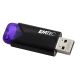 Emtec Click Easy USB-Stick 128 GB USB Typ-A 3.2 Gen 1 (3.1 Gen 1) Schwarz, Lila
