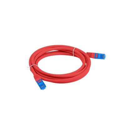 LANBERG PATCHCORD S/FTP CAT.6A 0,5M ROT LSZH CCA (FLUKE PASSED) PCF6A-10CC-0050-R
