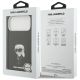 8. Karl Lagerfeld IML Aquarelle Karl & Logo MagSafe Hülle für iPhone 17 Pro Max - Schwarz