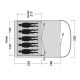 3. Outwell Sky 5 5-Personen-Tunnelzelt (blau)