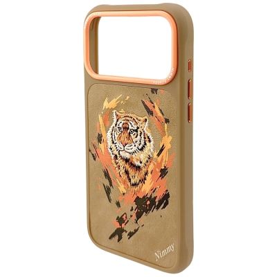 4. Nimmy Tiger MagSafe Hülle für iPhone 17 Pro – hellbraun