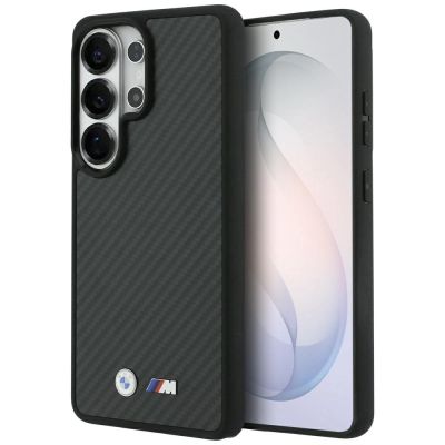 BMW M Kevlar Logo MagSafe Hülle für Samsung Galaxy S26 Ultra - Schwarz