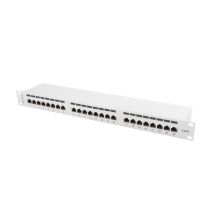 Patchpanel Lanberg PPS6-1024-S (1U; Kat. 6; 24xRJ-45)
