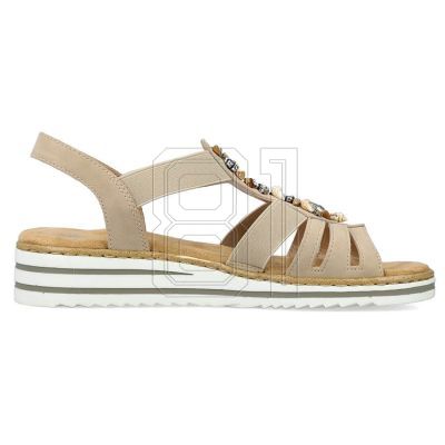 25. Comfortable Rieker W RKR680 beige sandals