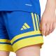 5. adidas Squadra 25 Damenshorts blau und gelb JN5408