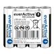 EVERACTIVE PRO ALKALINE-BATTERIEN AA, LR6, 4 STÜCK, SCHRUMPFVERPACKT, 1250 mAh, HOHE LEISTUNG, LR6PRO4T