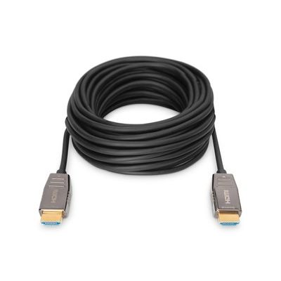 4. HDMI 2.1 Ultra High Speed 8K60Hz UHD Hybrid-Anschlusskabel HDMI A/HDMI AM/M Schwarz 20 m