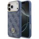 Guess 4G Strass Logo MagSafe Schutzhülle für iPhone 18 Pro Max / 17 Pro Max – blau
