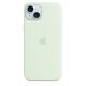 2. Apple Silikonhülle mit MagSafe, Soft Mint, für Apple iPhone 15 Plus, MT103ZM/A