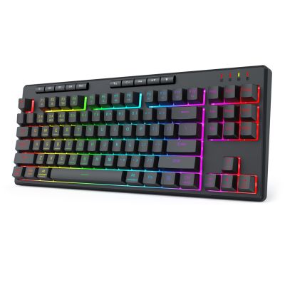 4. REDRAGON K516RGB-PRO SHIVA PRO 87 Tastatur USB + RF Wireless + Bluetooth Schwarz