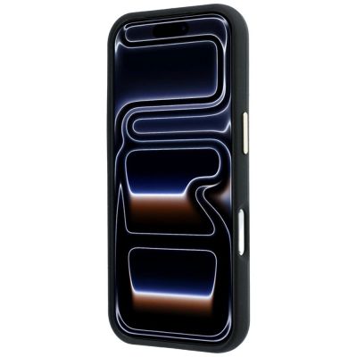 5. Guess Smooth & Big Strass Logo Hülle für iPhone 18 Pro / 17 Pro - Schwarz