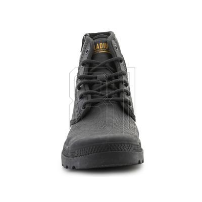 3. Palladium PAMPA HI COATED U 74375-008-M Schwarze Schuhe