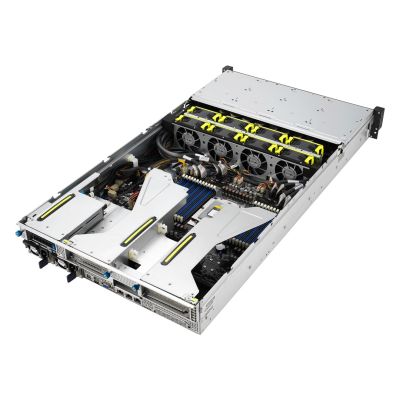 7. Asus Rack-Plattform (2U) RS520A-E12-RS24U AMD Epyc 9004 (24x NVMe, 2x M.2, 2x 10Gbe, IPMI, 1+1 1600W)