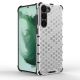 3. Wabenhülle für Samsung Galaxy S23+ gepanzerte Hybridhülle schwarz