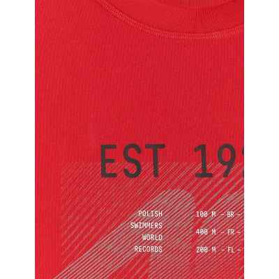 6. Herren-T-Shirt mit Aufdruck, regulär, Größe 4F 4FRSS26TTSHM4039-62S