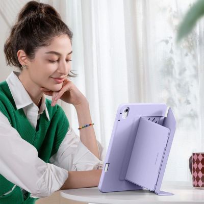 6. ESR Flip Hybrid Case für iPad 10,9" 2020-2022 (4./5. Gen.) / 11" 2024-2025 (6./7. Gen.) - Lila