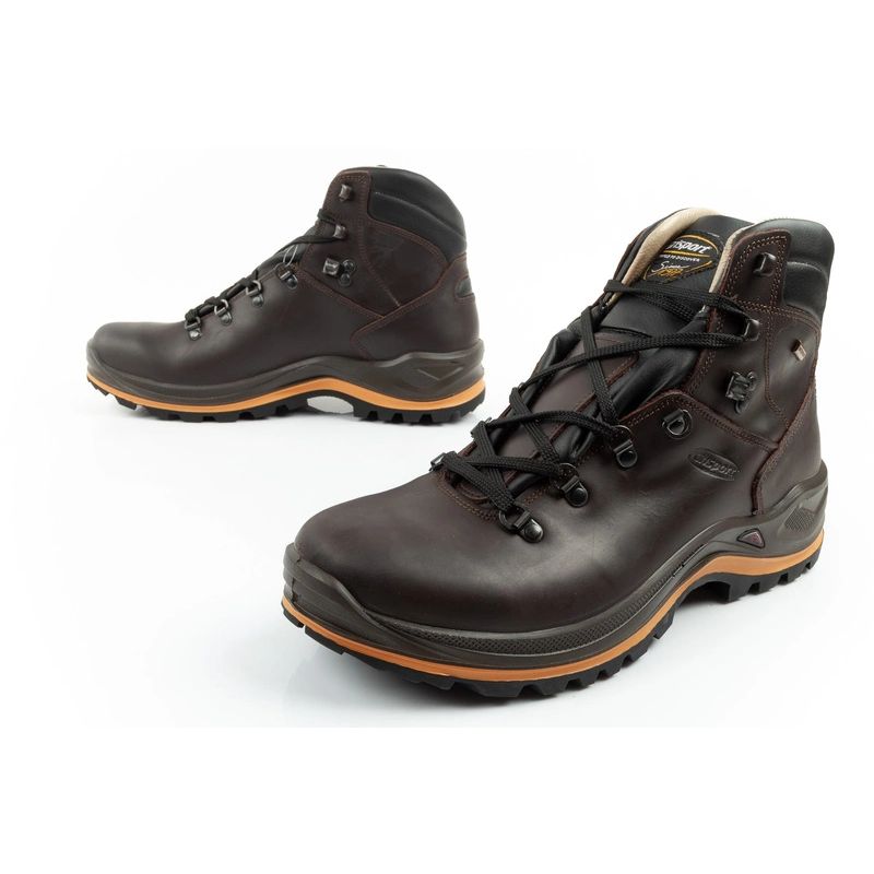 8. Grisport Marrone Herren Trekkingschuhe Leder Wasserdicht Stiefeletten