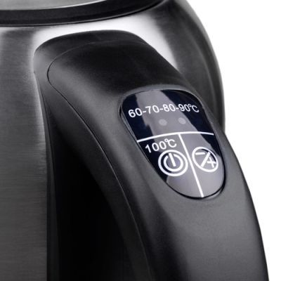 4. Wasserkocher Adler CR 1253 (2200 W, 1,7 l; Edelstahlfarbe)