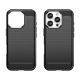 2. Carbon Case Silikonhülle für iPhone 16 Pro - Schwarz