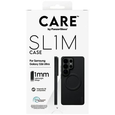 6. CARE by PanzerGlass SL1M Hülle für Samsung Galaxy S26 Ultra - Schwarz