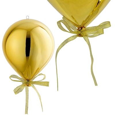 2. SICHERER BALLONBEUTEL AUS KUNSTSTOFF, DURCHMESSER 30 CM - GOLD