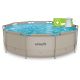10. VIRTUFIT RUNDER POOL 366 CM MIT FILTPUMPE BEIGE