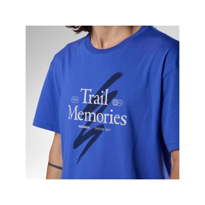 5. ROSSIGNOL M Grafik-Wasserfall-T-Shirt, blau, Herren-T-Shirt