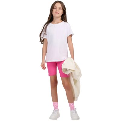 5. Mädchenshorts 4F CAS F028 dunkelrosa 4FJWSS26TSTIF028 53S