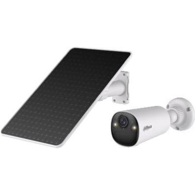 DAHUA Apollo BulletKit WiFi6 weiße Überwachungskamera + Solar