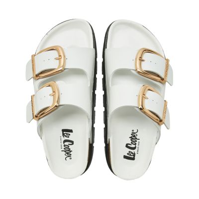 4. Lee Cooper Damen-Sandalen Weiß LCW-26-35-4460LA