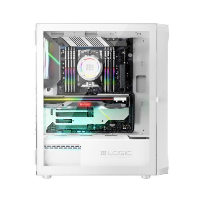11. LOGIC CASE PORTOS ARGB MIDI USB 3.0 WEISS
