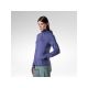 4. ROSSIGNOL Damen-Hoodie mit Strukturmuster, mittellang, marineblau