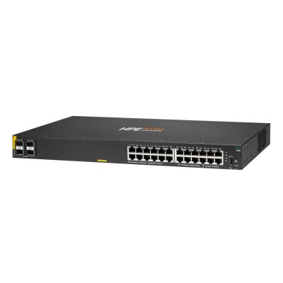 7. Aruba 6100 24G Class4 PoE 4SFP+ 370W Managed L3 Gigabit Ethernet (10/100/1000) PoE-Unterstützung 1U Schwarz